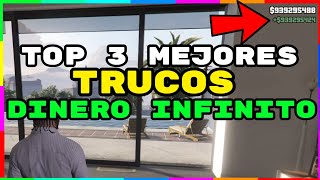 TOP 3 MEJORES TRUCOS DE DINERO INFINITO GTA MODO HISTORIA [upl. by Enihpled]