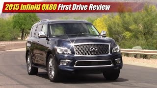 2015 Infiniti QX80 First Drive Review [upl. by Shimkus388]