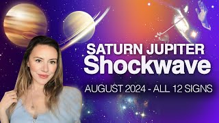 THE 1st SHAKE UP AFTER THE GREAT CONJUNCTION Saturn Jupiter Square  August 2024  All 12 Signs [upl. by Aw773]