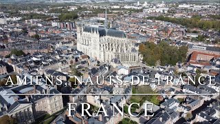 Amiens HautsdeFrance France  by drone 4K amiens [upl. by Whiney790]