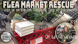 COME THRIFT STORE SHOPPING WITH DEBBIE amp I FOR A TON OF HOME DECOR FINDSHUGE HAUL 2024 [upl. by Alekram]