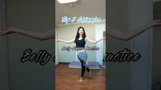 Top 5 shimmies for daily belly dance practice Full Version aimeebellydance belly danceshimmy [upl. by Ainak589]