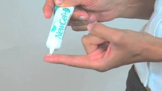 NewGelE Gel for Post Laser Scar Keloid Scars Product Demo Silicone Gel wwwnewgelpluscom [upl. by Germayne]