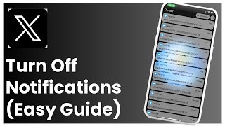 How To Turn Off Twitter Notifications [upl. by Otreblaug]