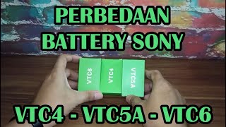 Perbedaan Sony VTC4 dan VTC5A dan VTC6 Authentic [upl. by Llehcram478]