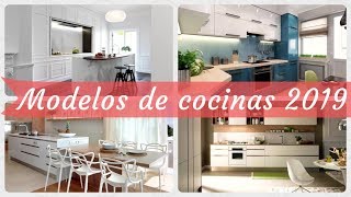 100 modelos 🎛 de cocinas modernas 2019 [upl. by Akinom]