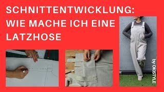 Ich mache eine Latzhose Schnittentwicklung und das Ergebnis [upl. by Kroll132]