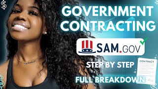 How to Start Government Contracting  Easy Guide for Beginners Samgov Tutorial Registration Process [upl. by Triley]