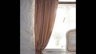 Sewing a simple lined curtain by Debbie Shore [upl. by Hakceber]