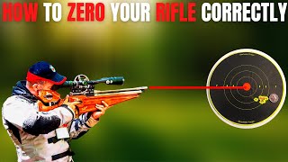 how to zero your rifle correctly [upl. by Ylicic]