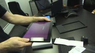 Microsoft Surface Unboxing with Touch Cover Linus Tech Tips [upl. by Musette]