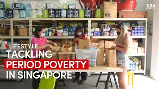 Young women give free sanitary pads to fight period poverty in Singapore  CNA Lifestyle [upl. by Dickson]