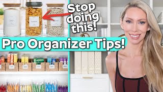 10 New GAME CHANGING Tips from PROFESSIONAL ORGANIZERS [upl. by Haziza]