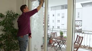 Apply dcfix® static PREMIUM window film [upl. by Iseabal]