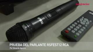 Prueba del parlante RSFEST12 RCA [upl. by Reivazx]