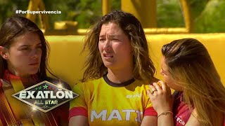 La legendaria campeona Mati Álvarez rompe en llanto  Exatlón All Star [upl. by Aicelef167]