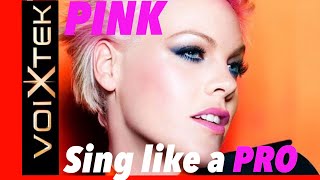 How to sing like a PRO  PINK  Ron Anderson  Singing Lessons vocalcoach pink shorts [upl. by Eleazar]