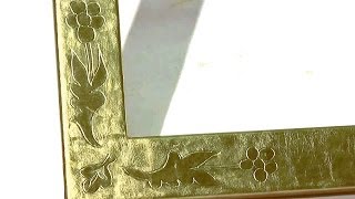 Gilding course 10  Decorative engravings [upl. by Melentha523]