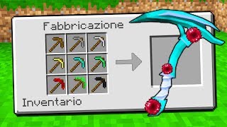 Cosa succede se UNISCI TUTTI I PICCONI di MINECRAFT [upl. by Hanej219]