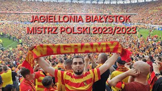 Jagiellonia Białystok  Warta Poznań 30  Jaga Mistrz Polski  Warta spadek z Ekstraklasy [upl. by Atrebla925]