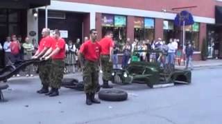 Crew tears apart and rebuilds Jeep in minutes [upl. by Winsor]