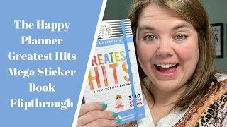 The Happy Planner Greatest Hits Mega Sticker Book Flipthrough [upl. by Eraste]