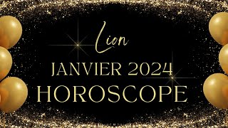 Horoscope LION ♌️ Janvier 2024 👼 [upl. by Ellehctim212]