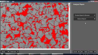 Measuring area percentage of regions Pearlite and Ferrite in a steel image [upl. by Yeoj329]