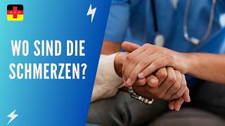 Dialog über Schmerz Quiz und Vokabeln für Pflegekräfte und Patienten 💬😖👩‍⚕️🤝 [upl. by Lorilyn]