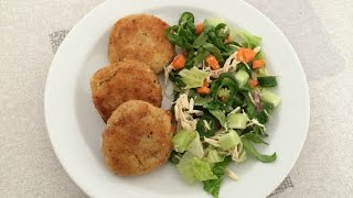 TORTITAS DE PAPA CON ENSALADA [upl. by Mulry]