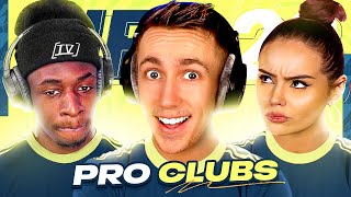 CARRYING MY GIRLFRIEND amp FRIENDS ON FIFA 22 PRO CLUBS [upl. by Grimbal]