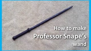 How to make Professor Snapes wand from Harry Potter movies [upl. by Uball]