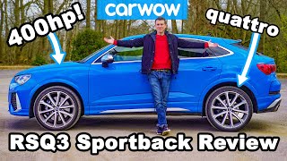 Audi RSQ3 Sportback review  a 400hp baby Lamborghini Urus [upl. by Demb]