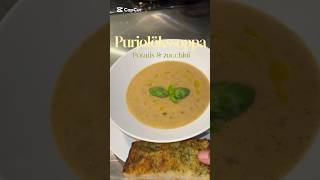 Leek potato amp zucchini soup food cooking foodshorts [upl. by Anned]