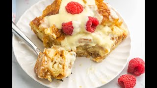 Croissant Bread Pudding [upl. by Konrad]