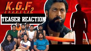 KGF Chapter 2 Teaser Group Reaction  kfi yash sriop kgf2 kannada kgfchapter2 bestmovie [upl. by Encratia]