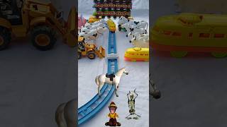 Gadi train videos gadi wala cartoon toys shortsfeed viral funny video cowdogmonkey 🐒short [upl. by Schoening915]