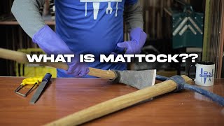 Mattock General Usages How To Use It Sharpen Tips and What Makes It Different From a Pick Axe [upl. by Atte800]