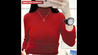 Elegant Turtleneck Winter Sweater for Women Warm amp Stylish Knitwear [upl. by Conlon95]