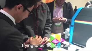 Polaroid ModelSmart 250S 3D Printer launch at CES [upl. by Rossing]