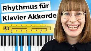 Schöne Klavier Akkorde  Rhythmus Übungen [upl. by Irena]