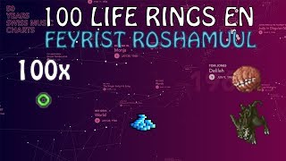 100 Life Rings Paladin En Feyrist Roshamuul  Tibia [upl. by Ymmaj]