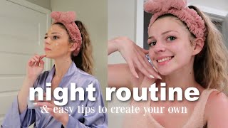 MY NIGHT ROUTINE  Easy Tips to Create Your Own Night Routine 🌙😴 [upl. by Sirred]