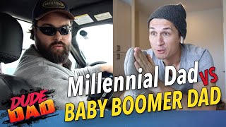 Millennial Dad Vs Baby Boomer Dad [upl. by Erme2]