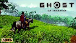 Ghost Of Tsushima  Close To Realism Ultra Max Graphics Settings Gameplay [upl. by Saoj]