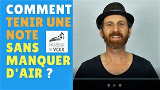 Comment Chanter et Tenir une Note sans manquer dair partie 1 [upl. by Aennil]