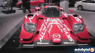 Mazda SkyActiv Diesel Prototype Race Car  Detroit Auto Show NAIAS 2014 [upl. by Laurin306]