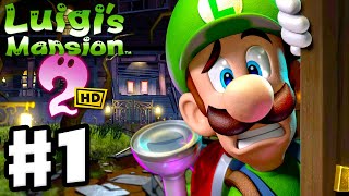 Luigis Mansion 2 HD  Full Game Walkthrough Part 1  Gloomy Manor [upl. by Alistair]