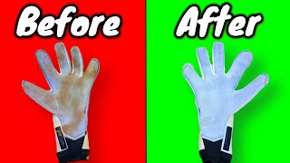 How To Clean Your Goalkeeper Gloves  Goalkeeper Tips  Goalie Cloves wash  How To Wash GK Gloves [upl. by Dayiz855]