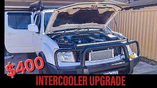 nissan navara d40 intercooler upgrade diy yd25 4x4 [upl. by Libby]